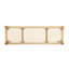 Banc en bois d'acacia teck