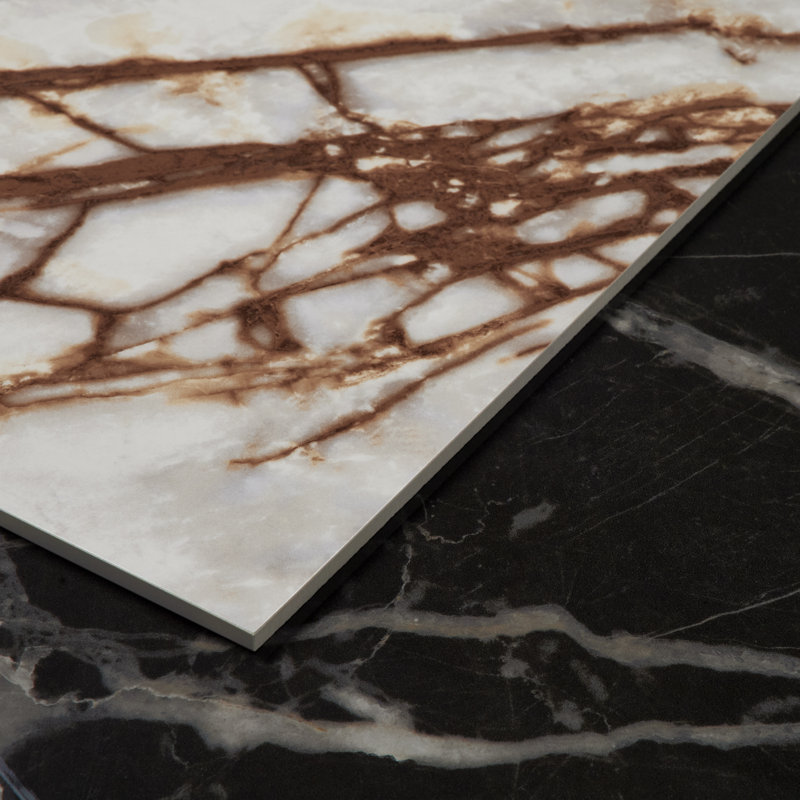 Marfino 24x48 Matte Marble Look Porcelain Tile, Imperiale White