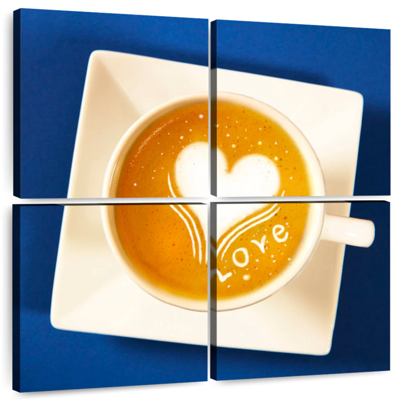 Yarlin Coffee Love, H 32 po x l 32 po