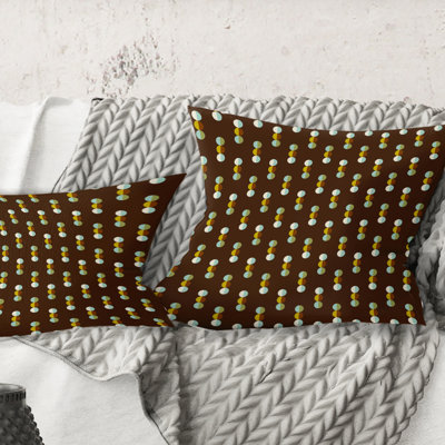 Coussin Geometric Mod Dots - Mid-Century Modern