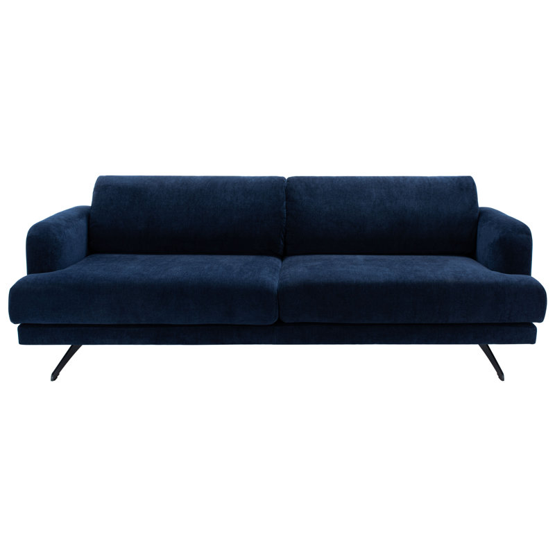 Canapé en velours de 83,5 po Wittmere, Velours marine