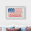 Impression encadrée « unique American Flag »-51961036