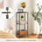 Leelan Small Side Table, Nightstand with 2-Layer Storage Shelves, Sofa Table for Small Spaces, Living Room, Bedroom, Stable Frame, Easy Assembly