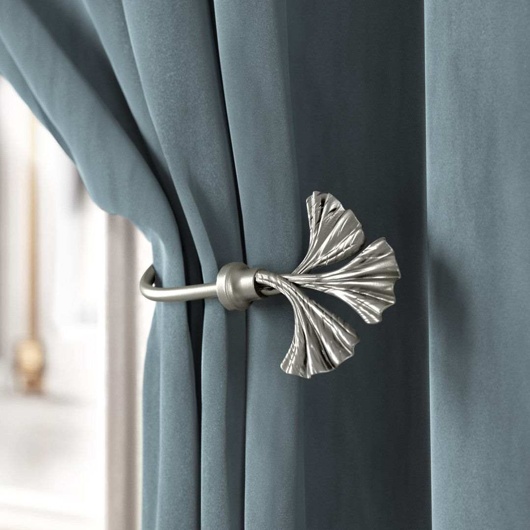 Steel Curtain Holdback (Set of 2) Kelly Clarkson Home 