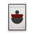 Cadre flottant noir satiné sélectionné