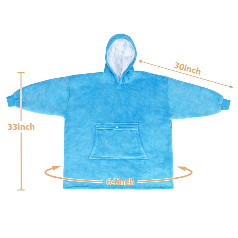 Sweat à capuche pour enfants Catalonia, Bleu clair