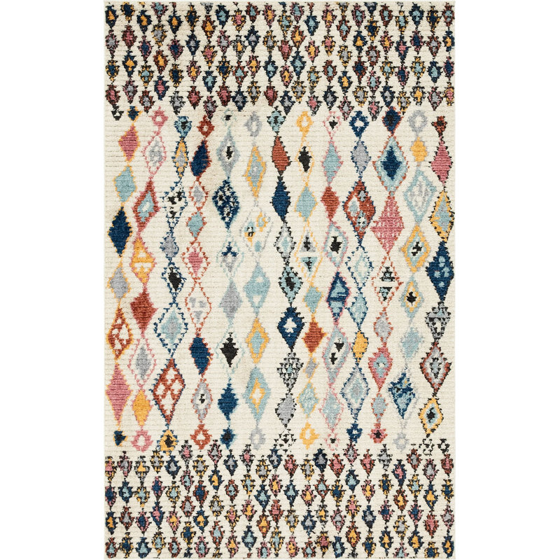 Tapis multicolore Victorville, Rectangle de 5 pi x 8 pi