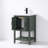Maloy 24 " W Freestanding Standard Free Standing 1 Single Vanity Bathroom Vanity With Ceramic Top-1724833966