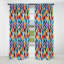 Motif à chevrons en mosaïque de la culture - Rideau occultant - 1 panneau-107554946