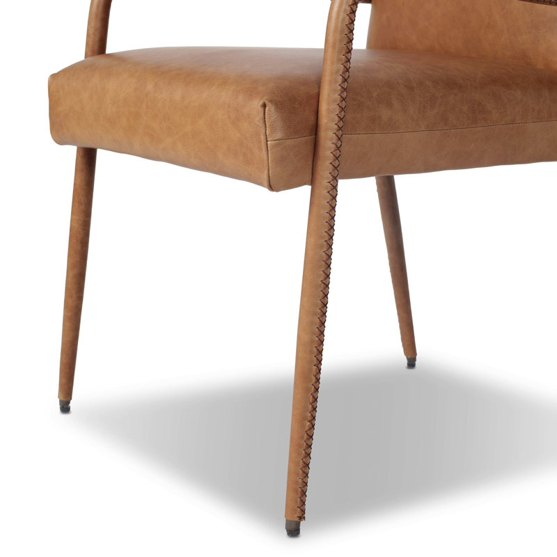 Quill Leather Arm Chair
