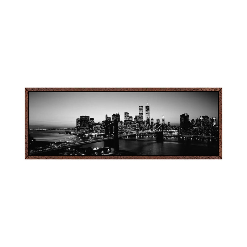 Panoramic Images by Panoramic Images - Floater Frame Panoramic Gallery-Wrapped Canvas Giclée on Canvas, Classic Wood