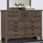 Commode double 9 tiroirs avec miroir Erving-588247012
