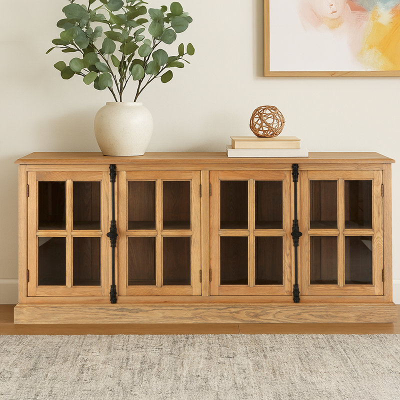Abbigail 200cm Solid Wood Sideboard