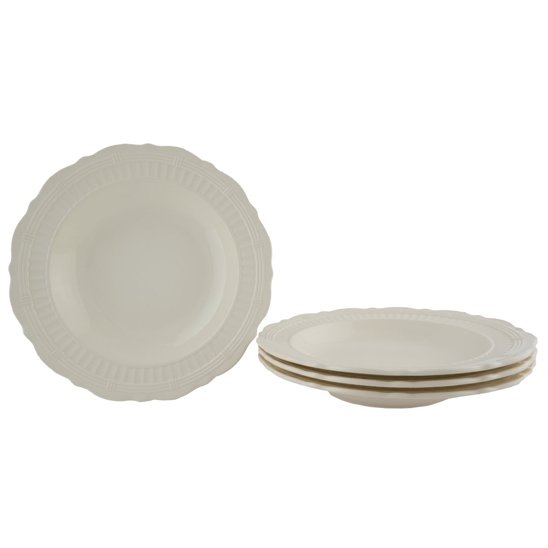 Red Vanilla Tuscan Villa 14 oz. Soup Bowl (Set of 4) Red Vanilla