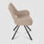 Picasso 45cm H Polyester Upholstered Metal Armchair-2118166796
