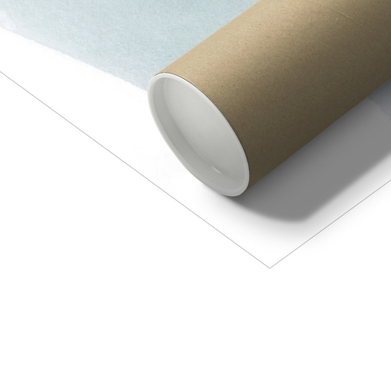Cerulean & Gold I by Victoria Borges - Print, Paper Print, 91cm H x 91cm W