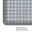 Anti-Fatigue Kitchen Comfort Mat, Cottage Check Pattern In Blue-125219655-125219661