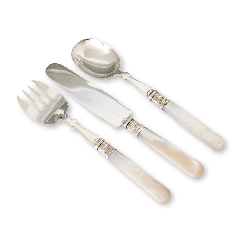 Ensemble de service antique avec perle anglaise