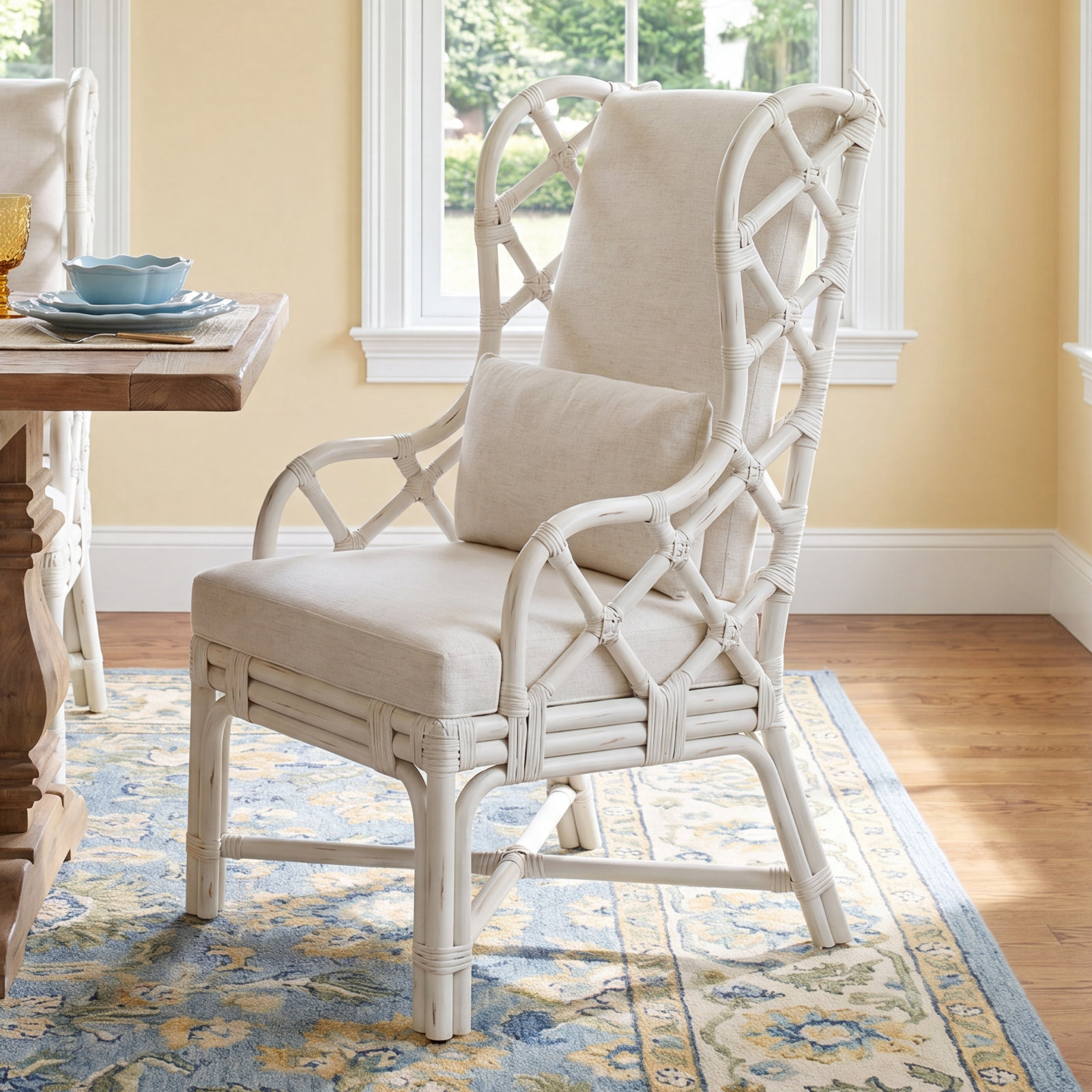 Rosalie Wing Back Arm Chair