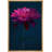 Flower Blossom " IDEA4WALL Framed Canvas Print Wall Art Neon Pink Flower On Dark Background Botanical Wilderness Digital Art Realism Glam CloseUp Colorful For Living Room, Bedroom, Office "-91481436
