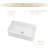 32" L x 19" W Undermount Ceramic Kitchen Sink White Ceramic Kitchen Sink with Grid and Strainer