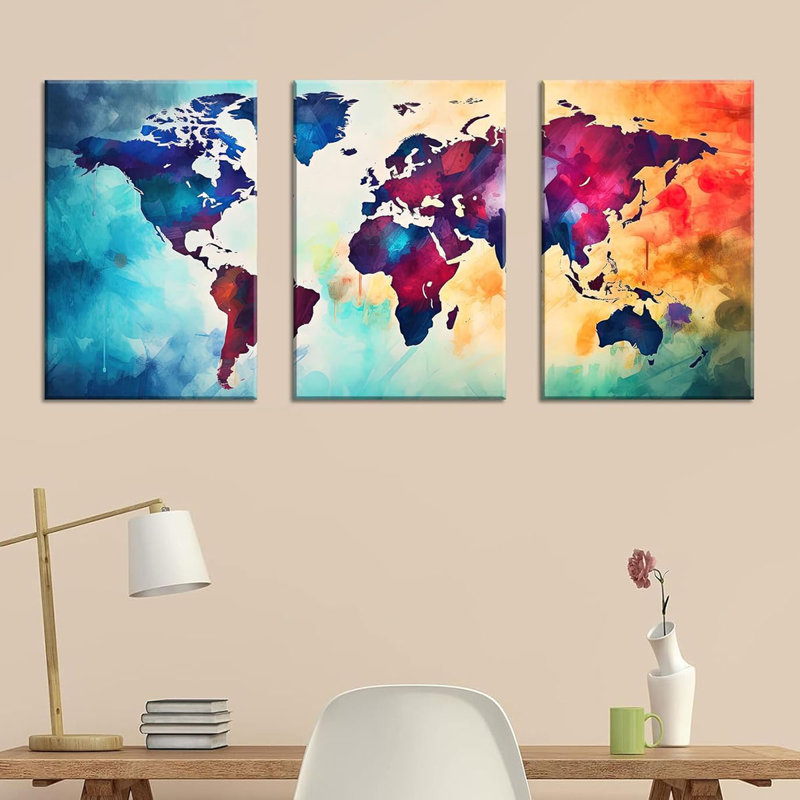 3 Piece Wrapped Canvas Print