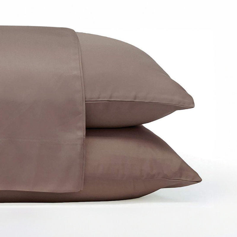 Rayon Twill - Set of 2, Beach Linen, Standard Pillow: 20" x 26"