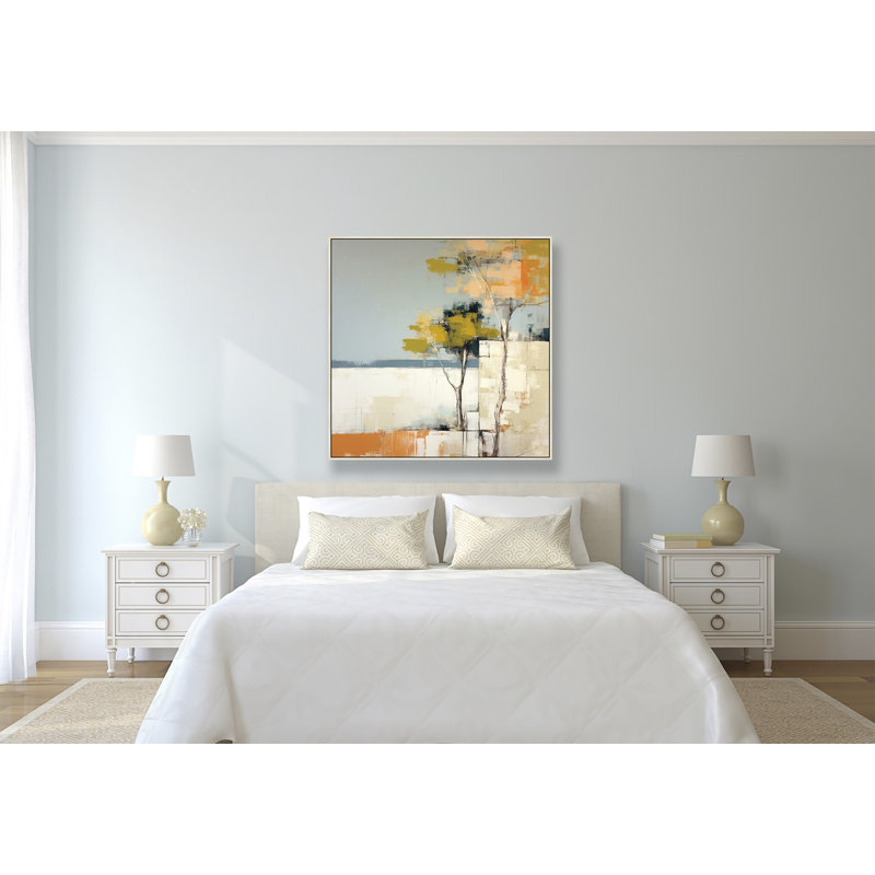 Landscape & Nature, 47" H x 47" W, Tan