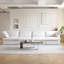 Canapé modulaire rembourré en velours côtelé 4 pièces Fairford-87874145