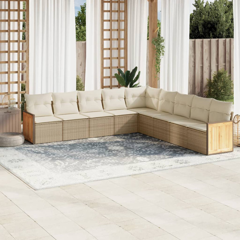 Ensemble de canapé de jardin Vidaxl