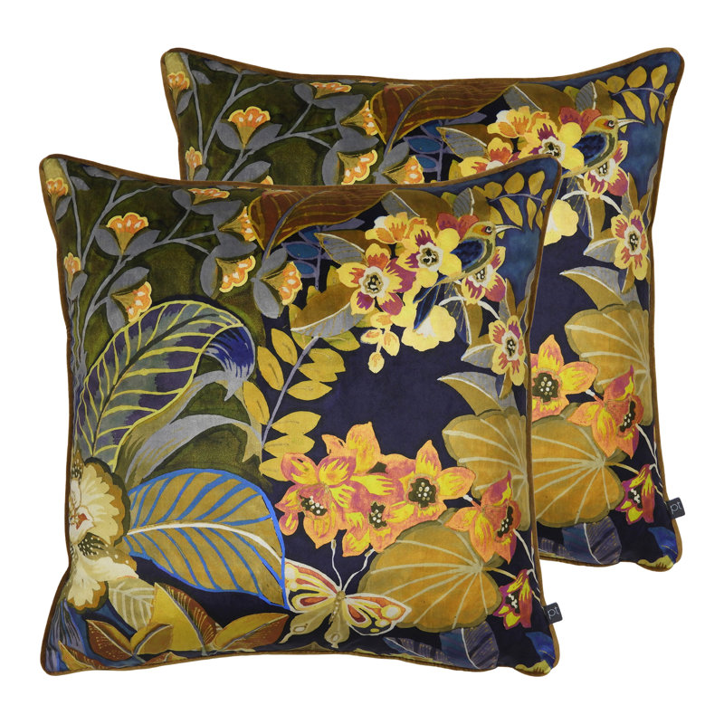 Floral Square Cushion