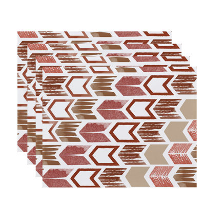 Ferretti Polyester Geometric Rectangle Placemat