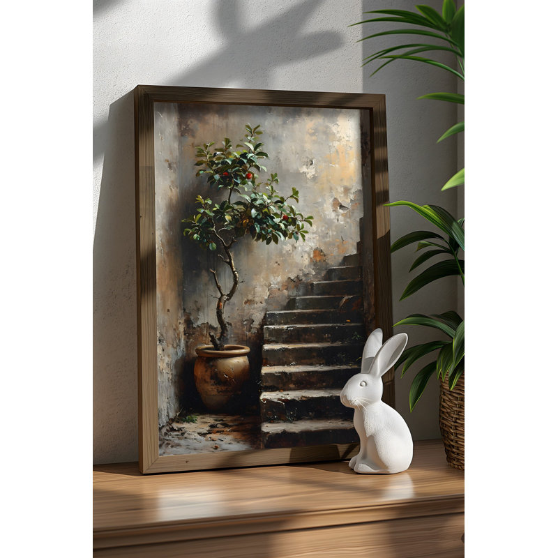 Elegant Decorative Framed MDF Painting, 13.8 x 18.5 x 0.1 inches | 100% MDF (Thickness: 0.1 inches) and 100% Spruce Frame | Perfect Wall Art for Living Room, Bedroom, and Office Décor, Stylish and Modern Design