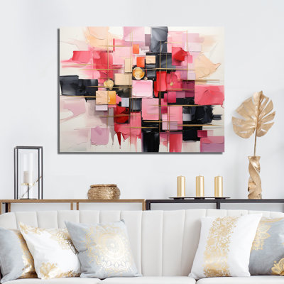 Fashion Dolce Geometric Glam - reproduction sur toile