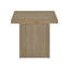 Ensemble de tables basses carrées 2 pièces, café au lait-667579600