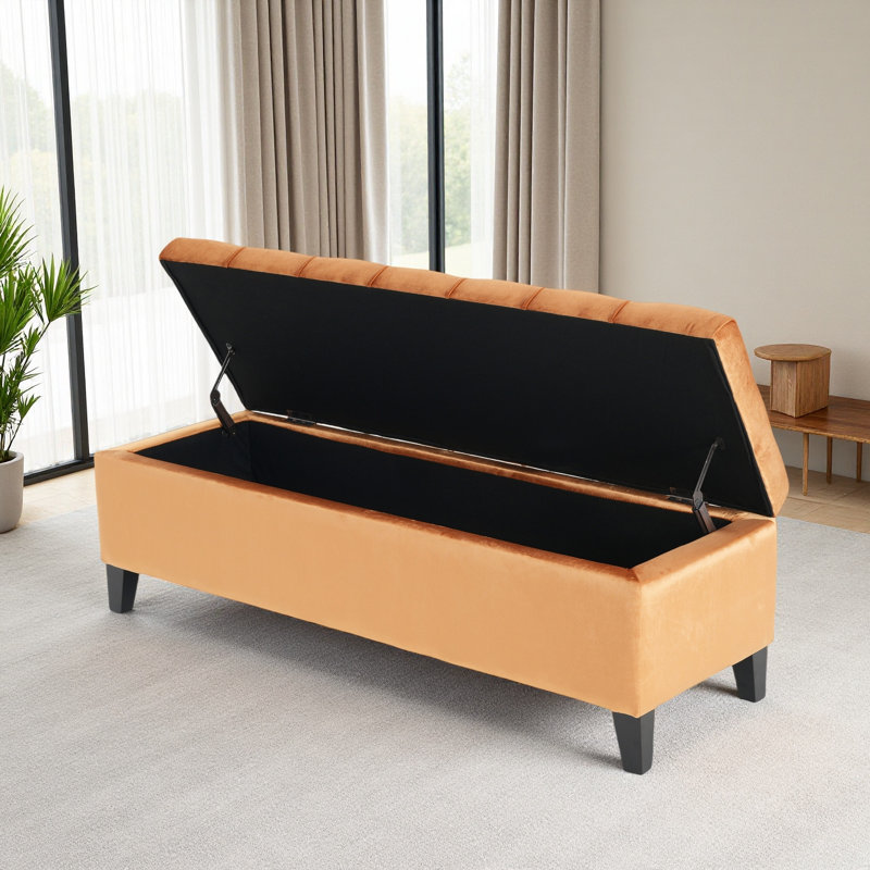 Banc de rangement, Orange