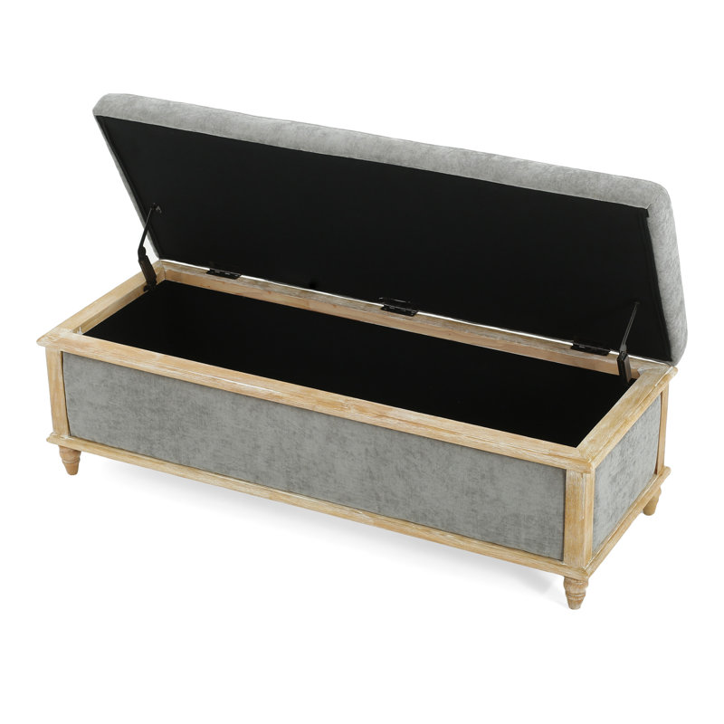 Hidden Storage Gray - Keeps Your Room Tidy With Timeless Rustic Design And Function