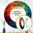 Raheesh Exploring The Depths Of Orange Marble I - Geometric Unique Mirror, Modern Large Round Wall Mirror, Printed Metal Art-71009725
