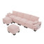 Canapé modulaire modulaire, canapé à assise profonde, canapé en velours côtelé, meubles rembourrés confortables pour le salon, appartement, studio, bureau, ayant plusieurs combinaisons-1603160143