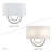 2 Light Bronze Large ADA Sconce With Hand Crafted Off-White Fabric Shade-884744088