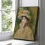 Femme à la capeline - Femme sur toile tendue avec châssis par Pierre-Auguste Renoir-1843023842