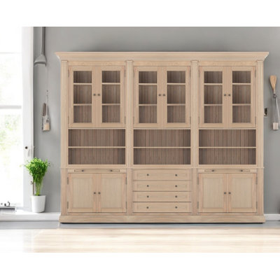 Boylan 240 cm H x 300 cm W Library Bookcase