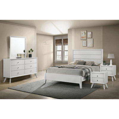 Solid Wood Piece Bedroom Set