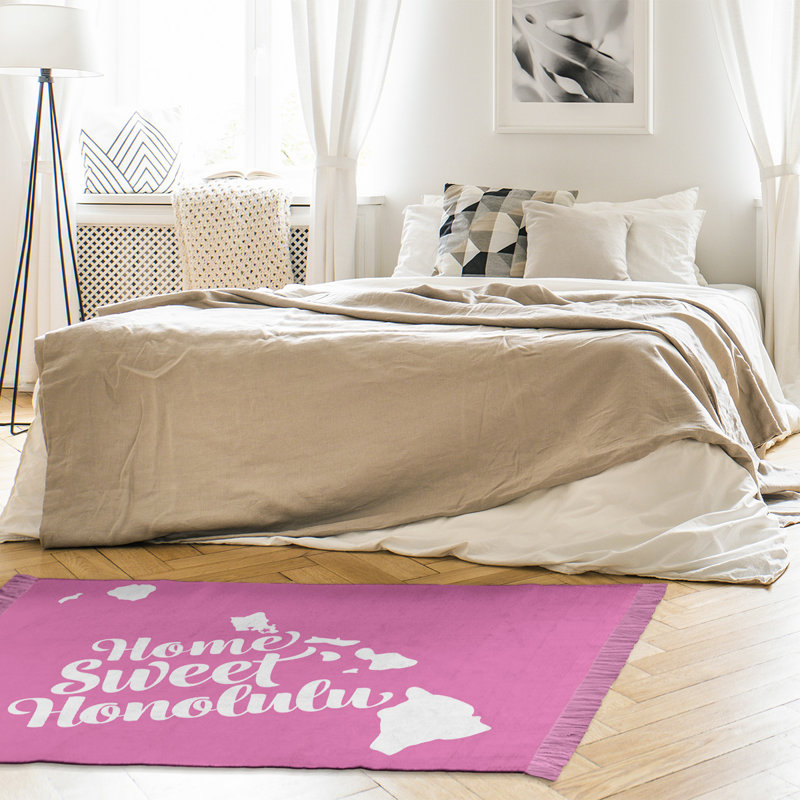 Tapis de zone rose hawaii honolulu