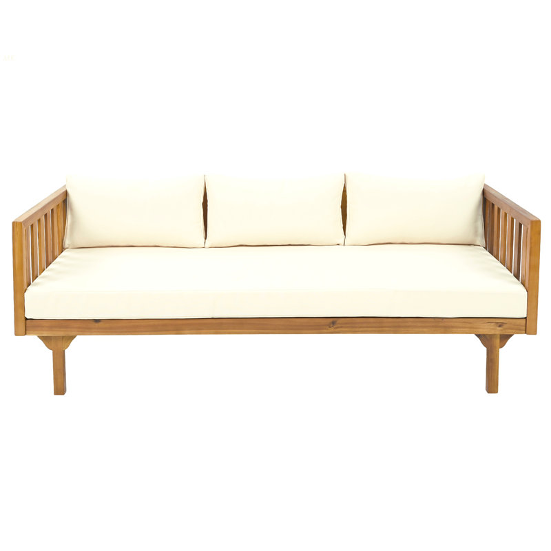 CLAREMONT 3 SEATER DAYBED (BEIGE), Beige, Teak