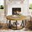 31.5in Round Coffee Table with Storage