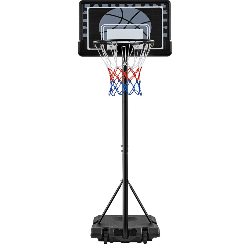 Adjustable Height Foldable 76Cm Metal Portable Basketball Hoop