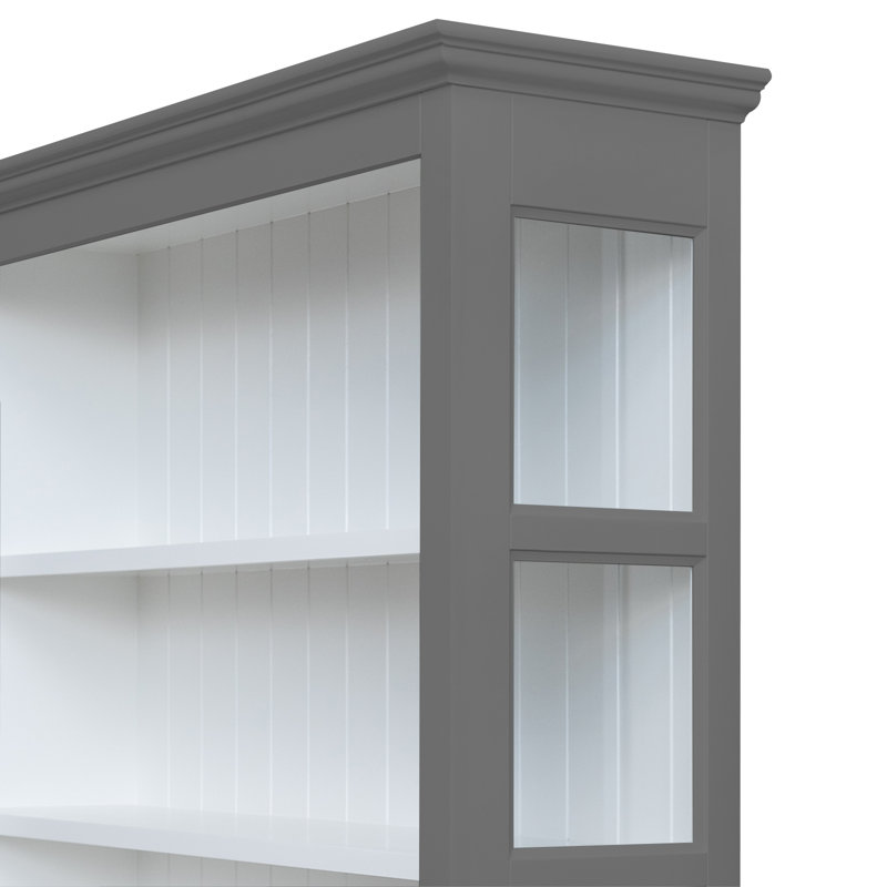 Bush Display Cabinet, Dark Grey