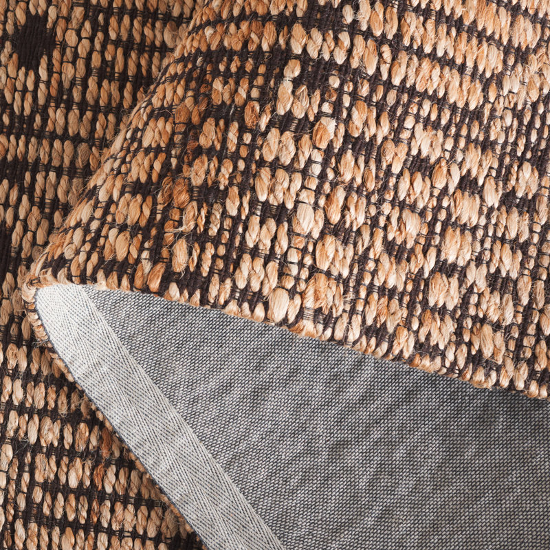 Tapis géométrique en fibre naturelle 562 jacquard, Rectangle de 5 pi x 8 pi