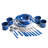 Stansport Deluxe 24-Piece Enamel Tableware Set